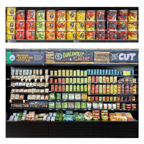 现代便利店零食展柜